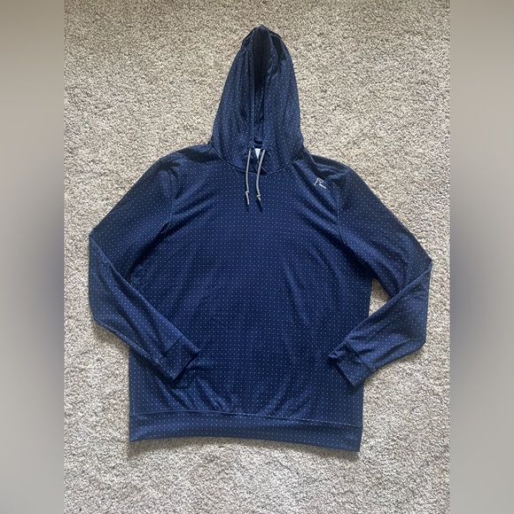 Rhoback Mens Navy Hoodie - Picture 1 of 4